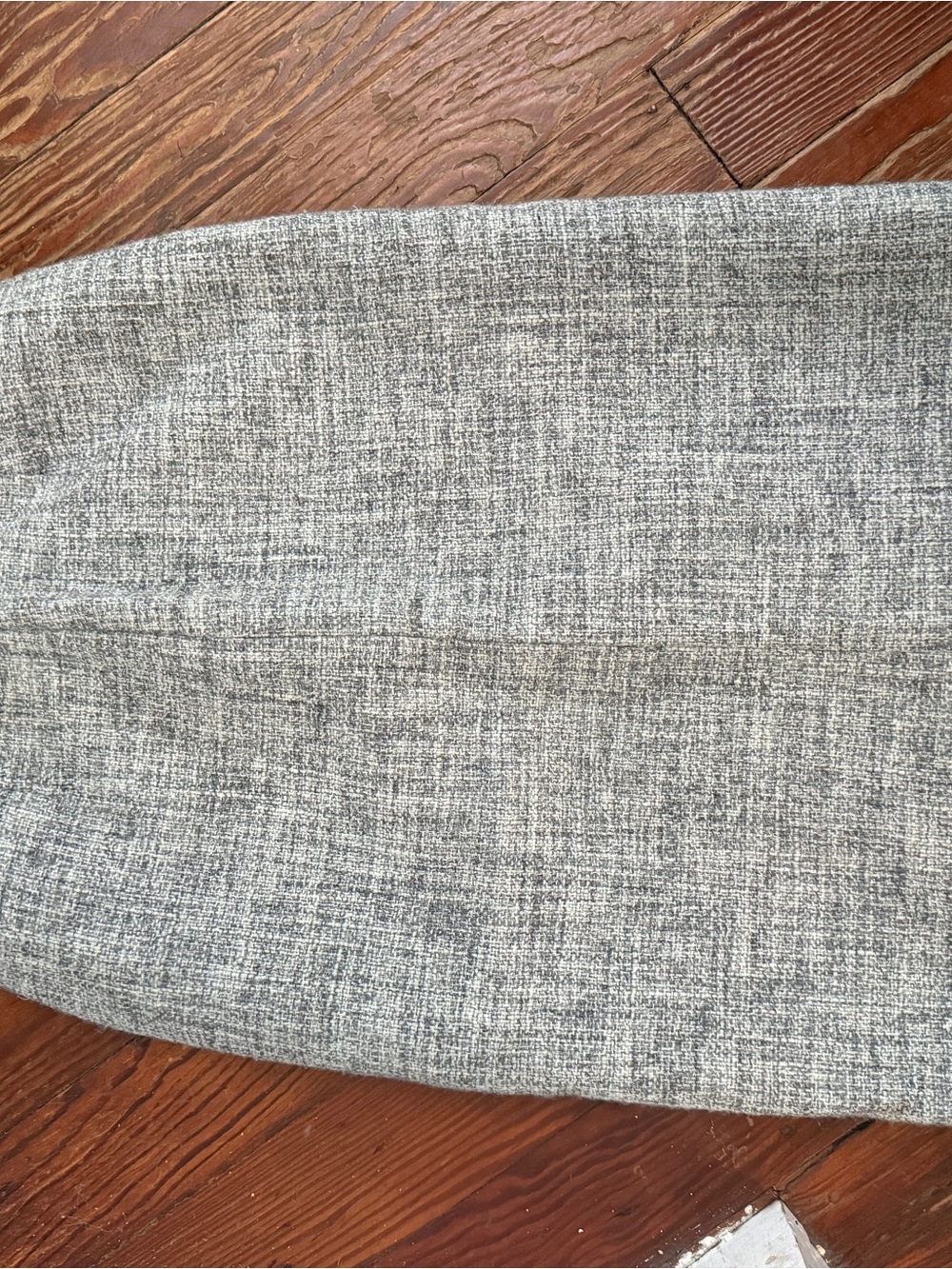 J.Crew Gray Tweed Wool Pencil Skirt Petite 2 Career - Picture 2 of 6
